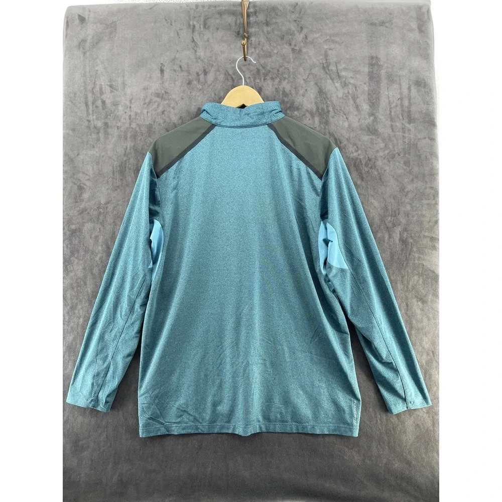 The North Face Men's L FlashDry XD 1/4 Zip Pullover Blue Outdoor Shirt